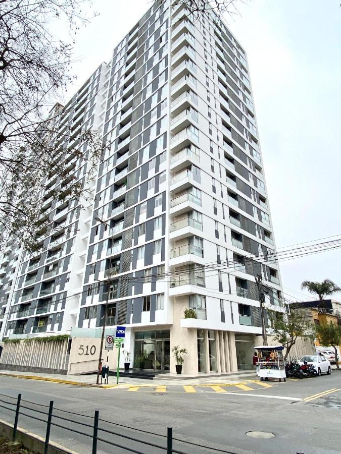 Hermoso Apartamento Con Piscina Miraflores- Canvas Lima Exterior photo